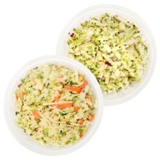 Verse voordeelsalade, waldorfsalade of salade van het huis